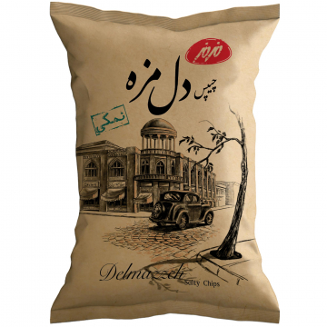 چیپس دل مزه نمکی 180 گرمی